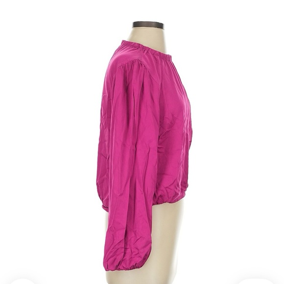 Cloth & Stone Pink Ruched Top - Picture 3 of 6